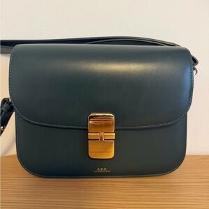 A.P.C. Grace Small Bag in KAF Green